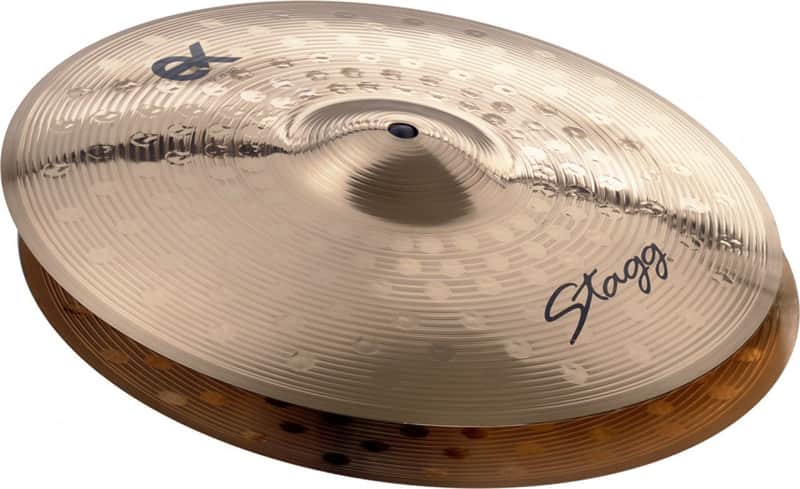 Stagg 14” EX Brilliant Medium Hi-hat Cymbal - EX-HM14B image 1