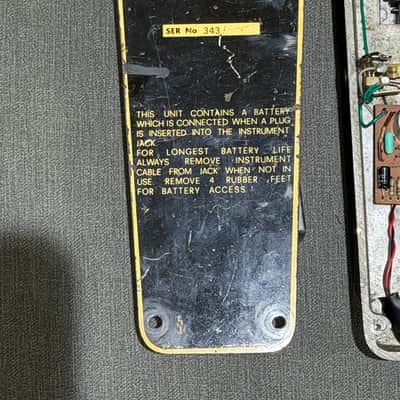 VOX / EME  Crybaby Wah 1968/69  ** Vintage Made In Italy ** image 10