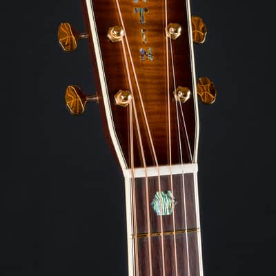 Martin M 0000 Custom Flamed Maple and High Altitude Swiss Spruce Full Ambertone Burst NEW - Ambertone Burst image 12
