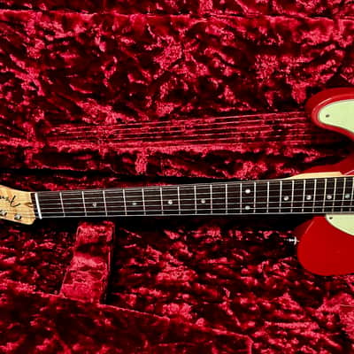 Fender Telecaster Custom Shop Dakota Red Custom Deluxe 5A Flame 2011 - Dakota Red image 13