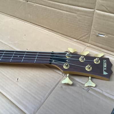 Samick Vintage 5 string bass 90’s / alembic construction style gorgeous wood image 14