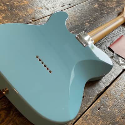 Fender Japan Limited Edition Domestic Only FSR Hybrid II Telecaster Flame Celeste Blue 2024 Collection image 4