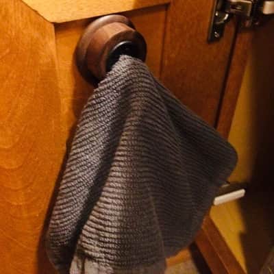 Hand Towel Holder-Walnut image 4