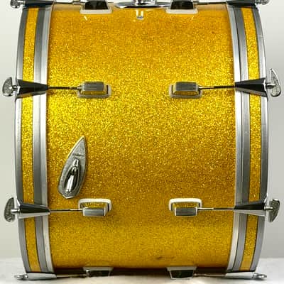 Trixon 20/13/16/5x14" 60's "Luxus" Outfit Drum Set - Gold Sparkle image 9