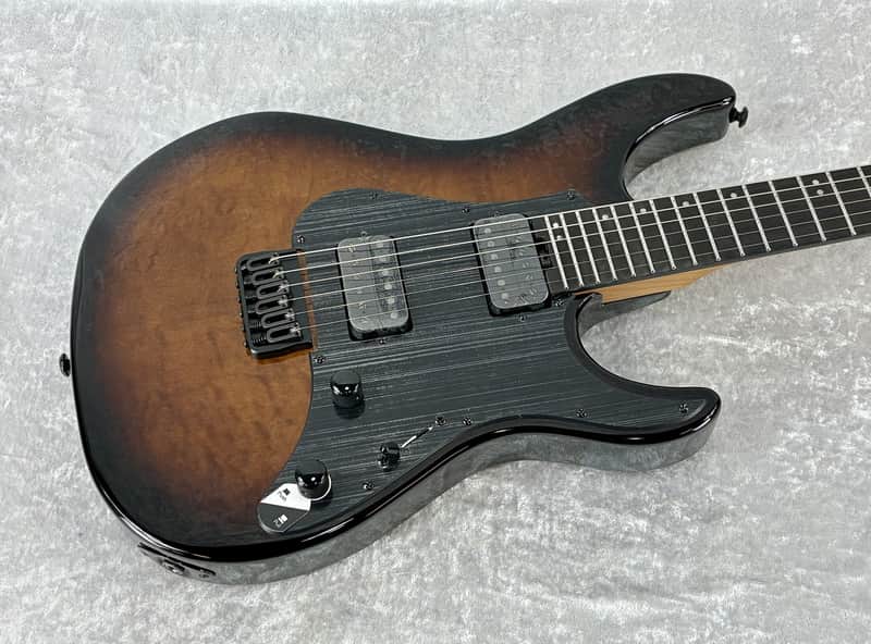 IN-STOCK - 2026 LTD DELUXE SN-1000HT HH GUITAR / DARK BROWN SUNBURST image 1