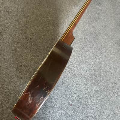 Unbranded vintage zither banjo - possibly W. Tremlett - with vintage leather case image 11