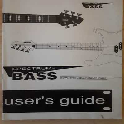 Peavey Spectrum Bass Digital Phase Modulation Synthesizer User's Guide 1992 image 1