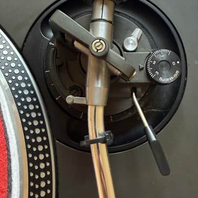 Technics SL-1210MK2 with flightcase, Shure m44-7 and Mastersounds weight image 5
