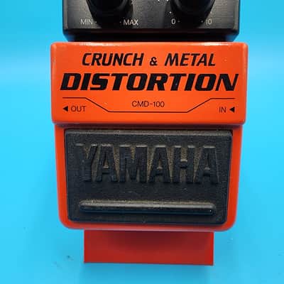 Rare 80s Yamaha CMD-100 Crunch & Metal Distortion Guitar Effect Pedal Bass Drive image 4