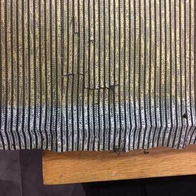 Marshall #1969 Pinstripe Cabinets with Two Matched Quads of Celestion G12M 20W T1221 Greenbacks 1967 image 22