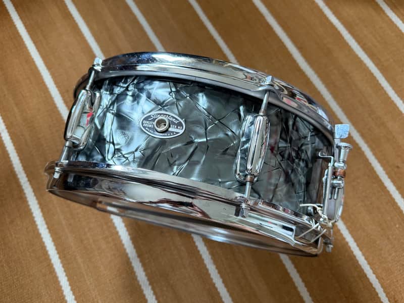 Slingerland 14x5 Five Ply Snare Drum in Black Diamond Pearl image 1