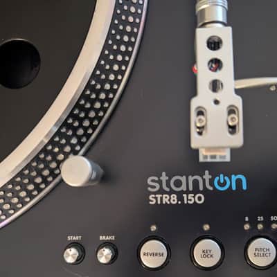 Stanton STR8.150 Gen 1 Straight Arm DJ Turntable Direct Drive Vinyl Record Player image 11