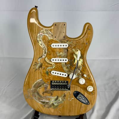 Antonio Tsai Strat Style Electric Guitar Body Loaded - Natural image 1