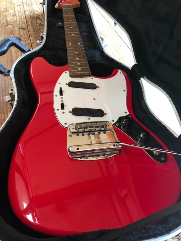 Fender Japan Mustang MG69-MH MIJ 2010-2012 Red | Reverb UK