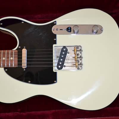 Custom Build Tele-Style Guitar, Suhr Pickups, Alabaster White Gloss Finish w/Black Binding image 3