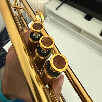 Adams A1 v2 Bb Trumpet - Satin Gold Lacquer image 9