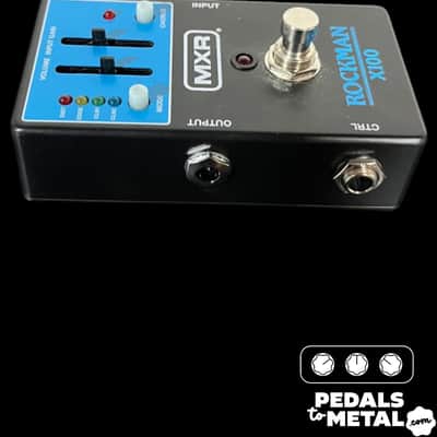 MXR MX100 Rockman X100 Analog Tone Processor 2025 - Present - Black / Blue X14107 image 4