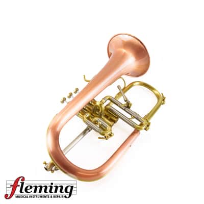 Schilke 1041FLC-L Professional Flugelhorn - Brushed Lacquer with Copper Bell image 4