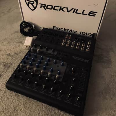 Rockville ROCKMIX 10FX 10 Chan Mixer USB Computer Recording Interface+Effects image 5