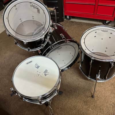 TAMA IMPERIALSTAR FOUR PIECE SHELL PACK - BLACK / WHITE image 6