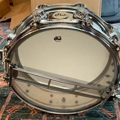 DW Collectors Series 5” x 14”True Sonic Snare Drum - Chrome Over Brass image 10