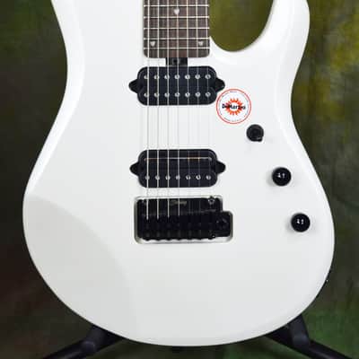 Sterling by Music Man JP70D John Petrucci 7 String Pearl White SBMM Electric Guitar image 6