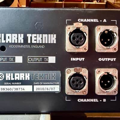 Klark Teknik DN360 2-Channel 30-Band Graphic EQ 2010s - Silver image 6