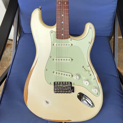 Custom by Counsel Guitars Lindy Fralin PUPs, Musikraft neck 10" rad. image 4