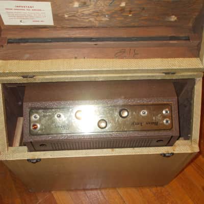 Rare 1961 Gibson GA-100 tweed tube amp EXC image 9