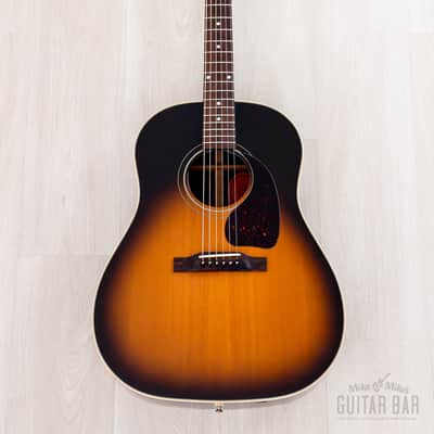 1995 Gibson J-45 Banner Logo Vintage Spec Dreadnought Acoustic Guitar Sunburst, Near-Mint w/ Case, Yamano image 2