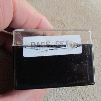 Martin Bass Guitar Bridge Pins Set of 3 Plus A Strap Button Genuine USA Martin Bass Guitar Parts image 3