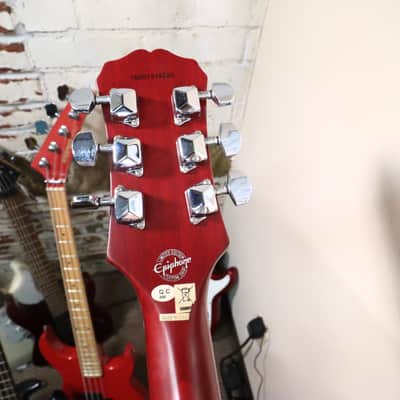 2015 Epiphone Les Paul Special I P90 Worn Cherry image 22