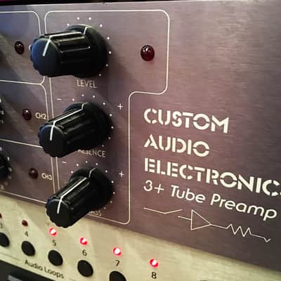 Custom Audio Electronics CAE 3+ (tube guitar preamp 3ch + EQ) purple image 1