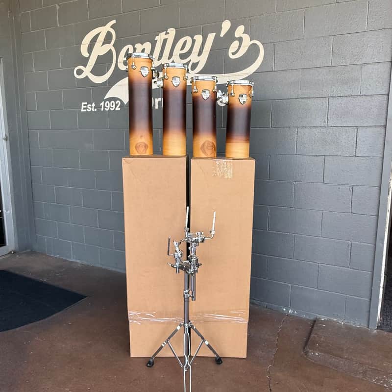 ~RARE!~ Set of 4 Odery 6" Octobans w/ Stand (Rm4) image 1