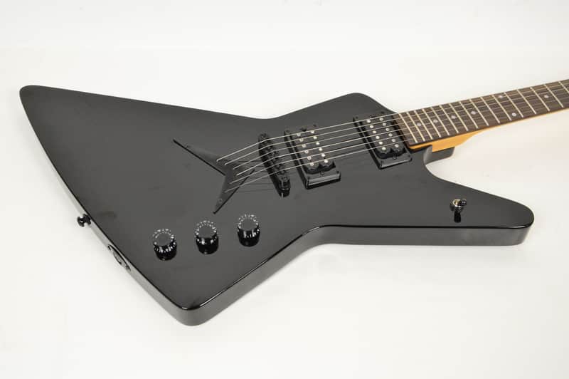クラシックギター Dean ZX Classic Black Electric Guitar s66631 | Reverb