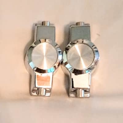 CB 700 VINTAGE WRISTWATCH SNARE DRUM LUGS PAIR-CHROME-FREE SHIP TO C-USA! image 6