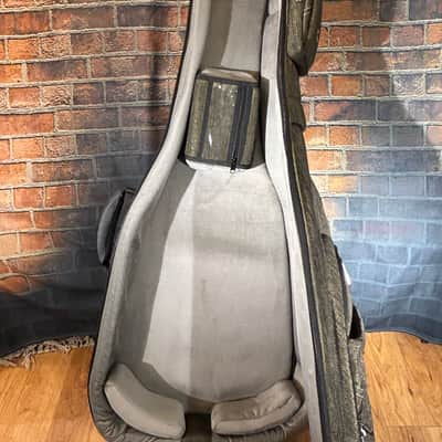 Music Area Wind 30 Multi-Compartment Heavily Padded Acoustic Gig Bag - Olive Green image 9