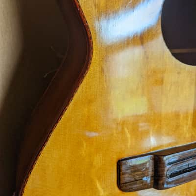 Handmade 40in Bearclaw Sitka Brown Ebony Wide Nut Shellac image 10