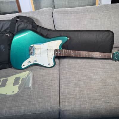 Squier Jazzmaster Electric XII 12 string Paranormal 2024 - Sherwood Green with Upgrades and Fender Gig Bag image 1