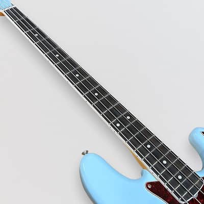 Fender Gold Foil Jazz Bass 4 String Electric Bass Guitar 2022 - Sonic Blue image 6