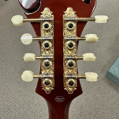 Kentucky KM-855 Artist F-Style Mandolin Amber Burst image 6