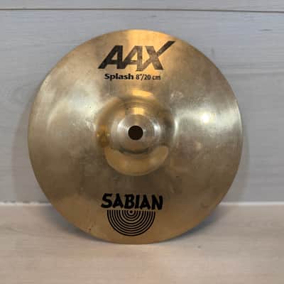 Sabian AAX 8" Splash Cymbal Traditional Finish Made in Canada 1990's-2000's image 1
