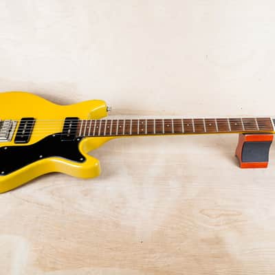 Yamaha SG-RR Standard MIJ 1989 Lime de Mahogany Yellow Vintage Japan P-90 PUs w/ Bag image 2