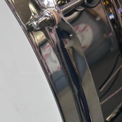 Ludwig 5.5x14" Universal Model Snare Drum - Black Brass image 12