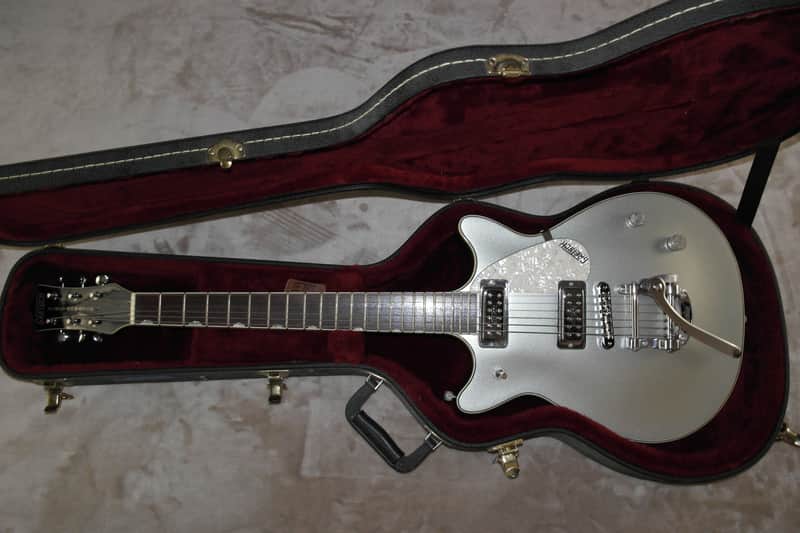 2007 Gretsch Electromatic G5246T Double Jet Silver Metallic Gretsch TKL Hard Case Included! image 1