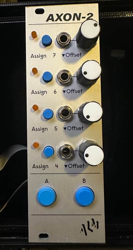 ALM/Busy Circuits ALM040 Axon-2 CV Expander / Controller Eurorack Synth Module 2024 - Present - Silver image 1