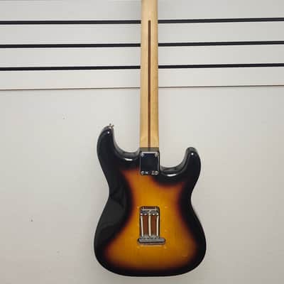 2006 Fender Stratocaster Standard Electric Guitar- Left Handed, Sunburst, Made in Mexico image 9