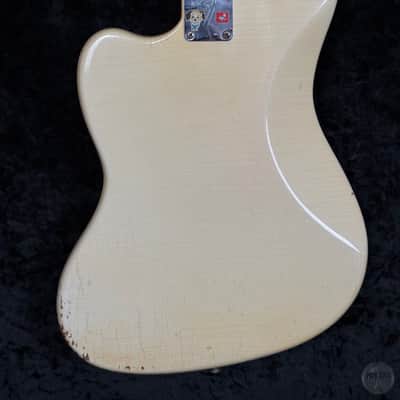 Fender Jaguar 1966 in olympic white finsih with original case image 4