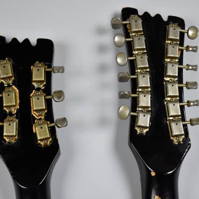 1966 Mosrite Double Neck 6/12 Rare 1 of 1 Custom Snake Skin w/OHSC image 21