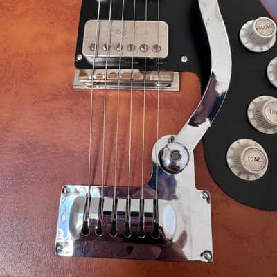 Hofner 173 brown vinyl 1963 OHC - fretjob, pickup rewind & more image 7